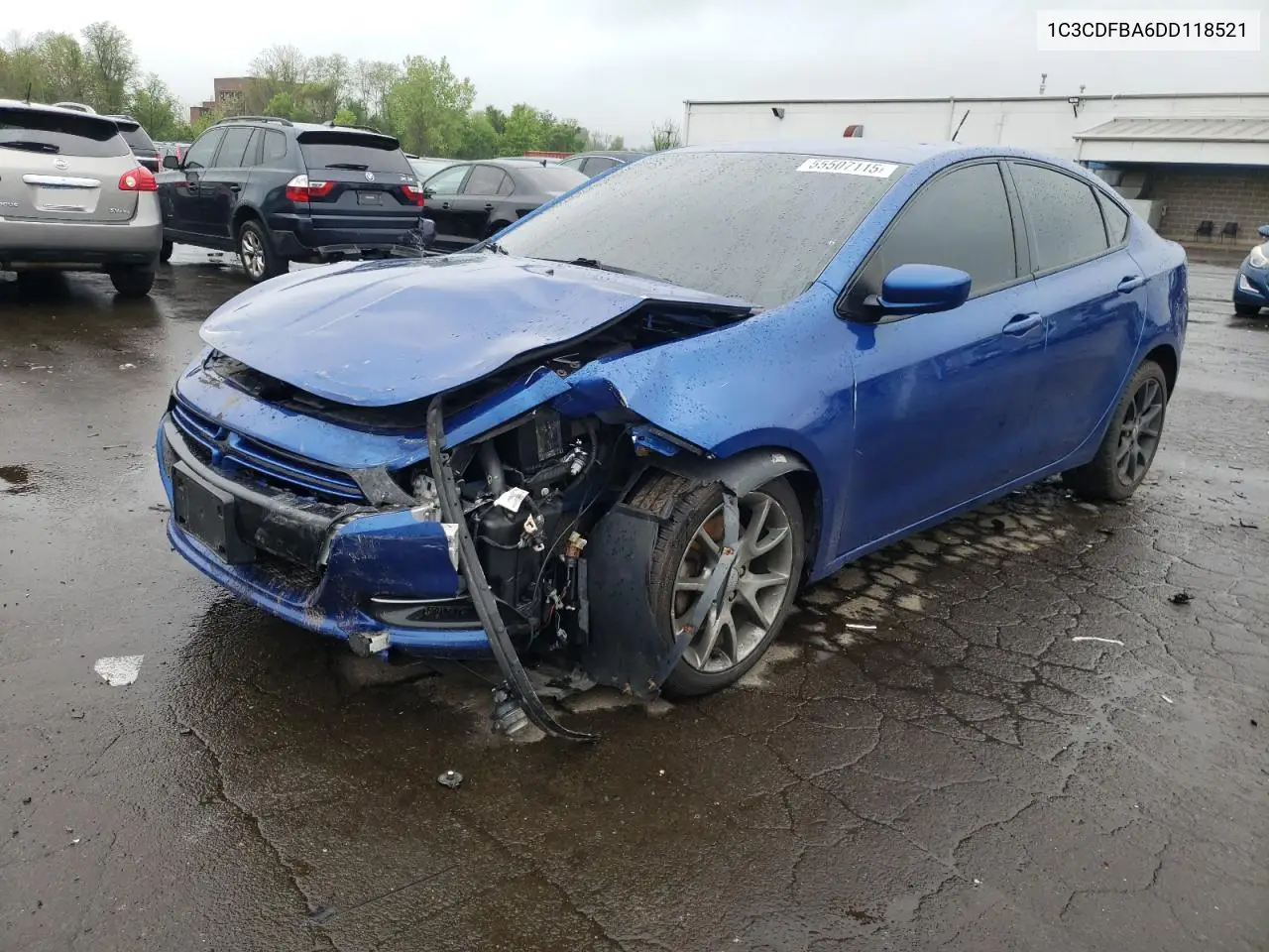 2013 Dodge Dart Sxt VIN: 1C3CDFBA6DD118521 Lot: 55507115
