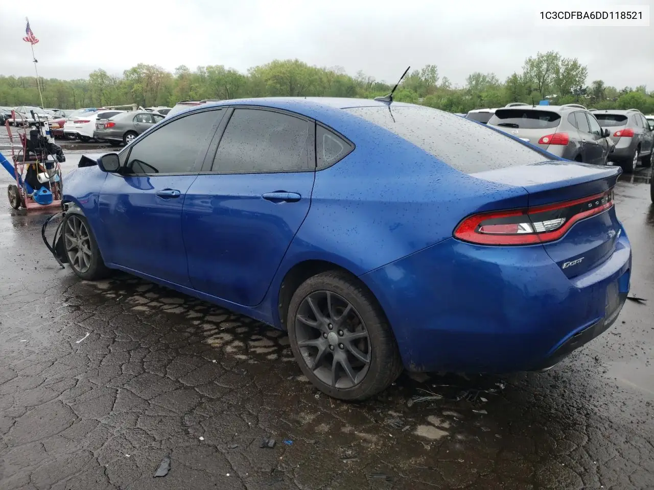 2013 Dodge Dart Sxt VIN: 1C3CDFBA6DD118521 Lot: 55507115