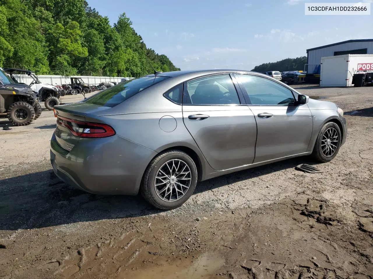 2013 Dodge Dart Se VIN: 1C3CDFAH1DD232666 Lot: 56065985