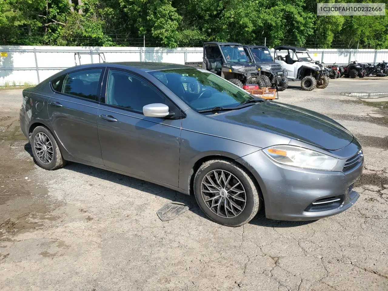 2013 Dodge Dart Se VIN: 1C3CDFAH1DD232666 Lot: 56065985