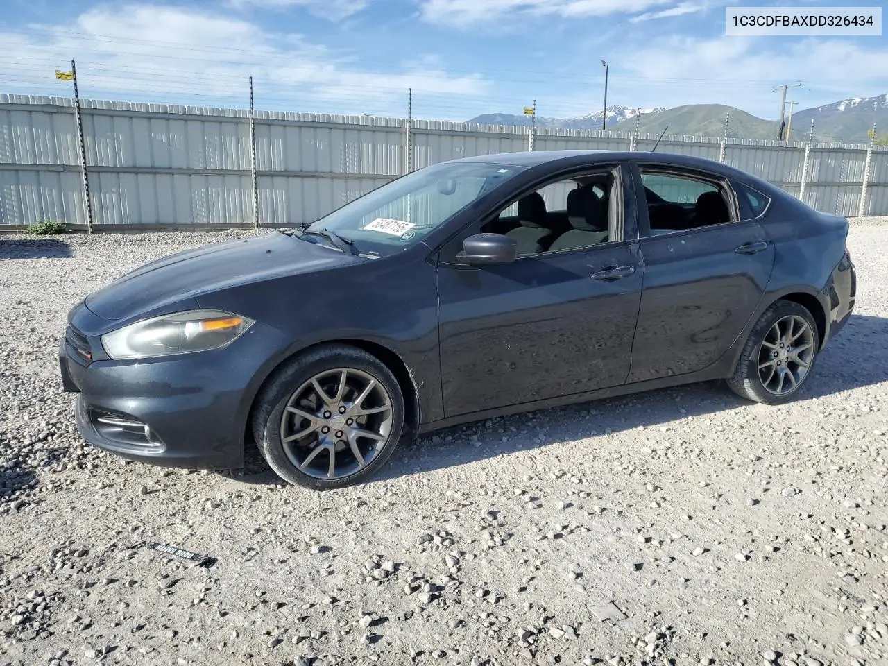 2013 Dodge Dart Sxt VIN: 1C3CDFBAXDD326434 Lot: 56487155