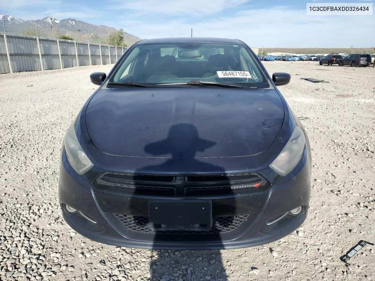 2013 Dodge Dart Sxt VIN: 1C3CDFBAXDD326434 Lot: 56487155