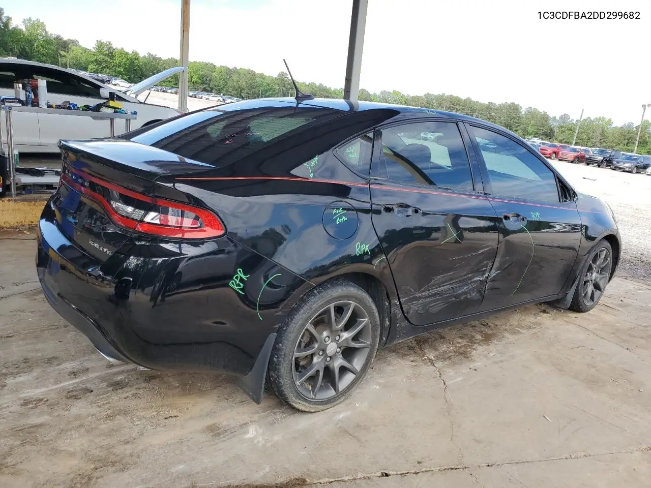 2013 Dodge Dart Sxt VIN: 1C3CDFBA2DD299682 Lot: 56577985