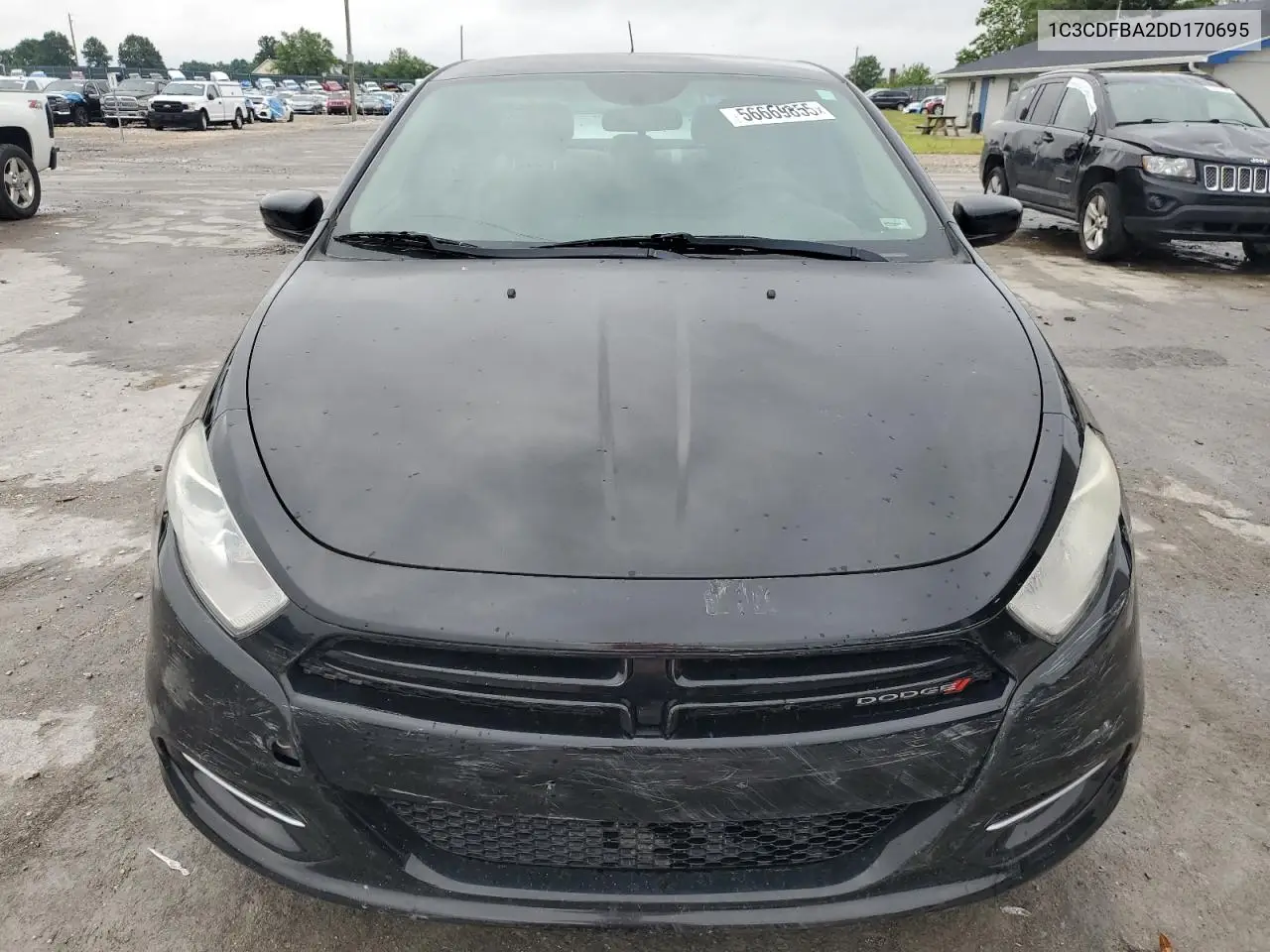 2013 Dodge Dart Sxt VIN: 1C3CDFBA2DD170695 Lot: 56669855
