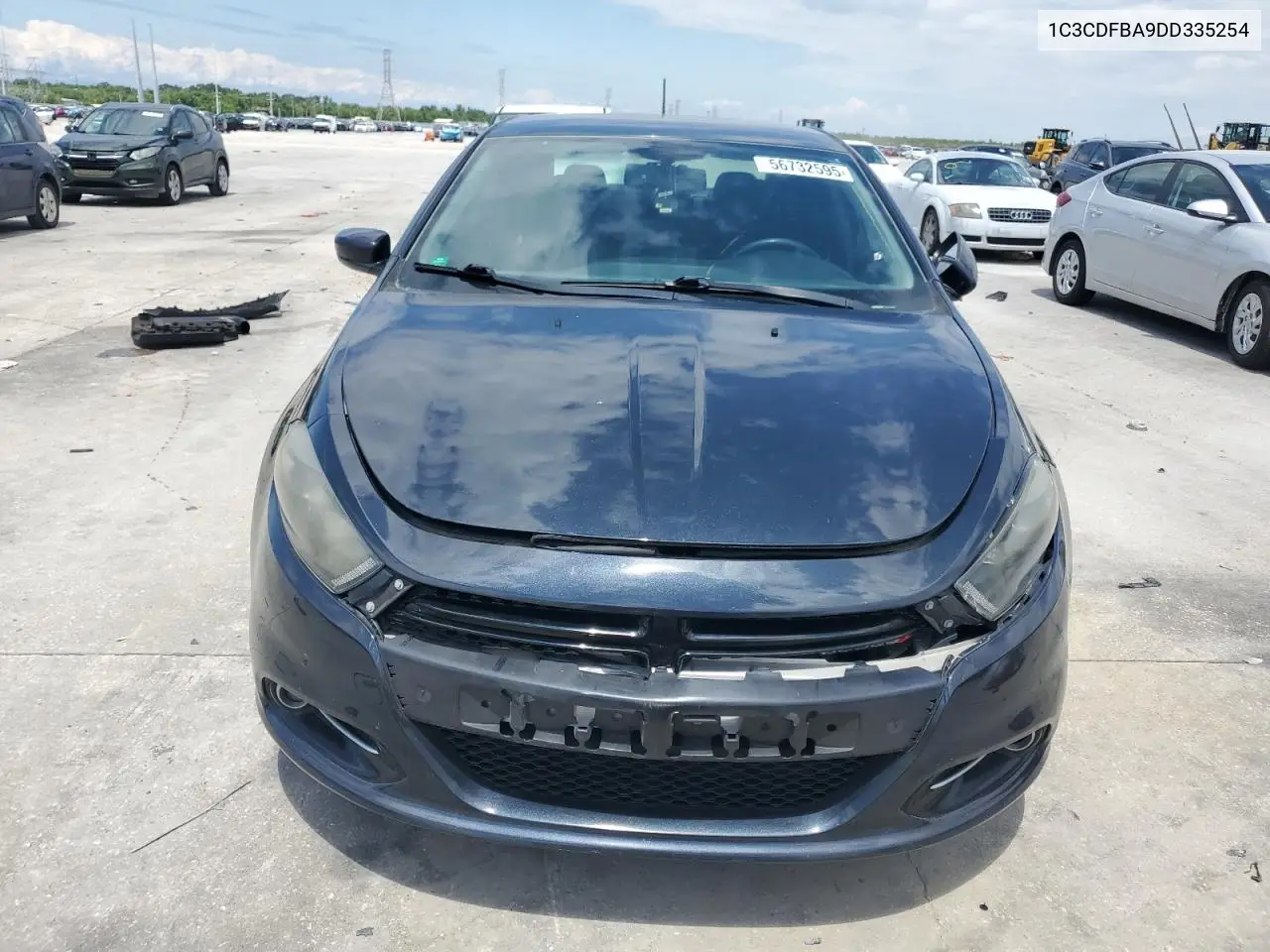 2013 Dodge Dart Sxt VIN: 1C3CDFBA9DD335254 Lot: 56732595