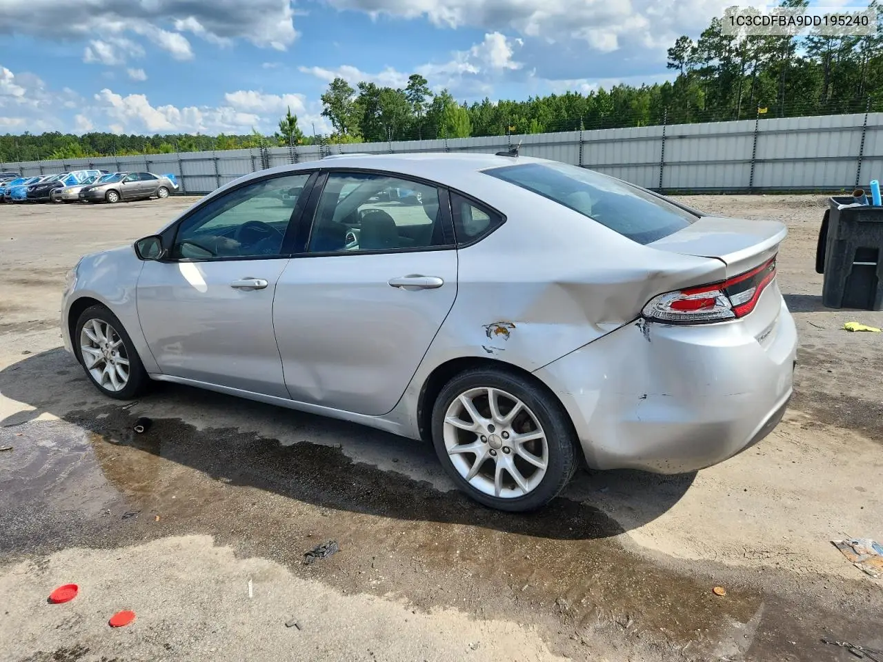 2013 Dodge Dart Sxt VIN: 1C3CDFBA9DD195240 Lot: 60963845
