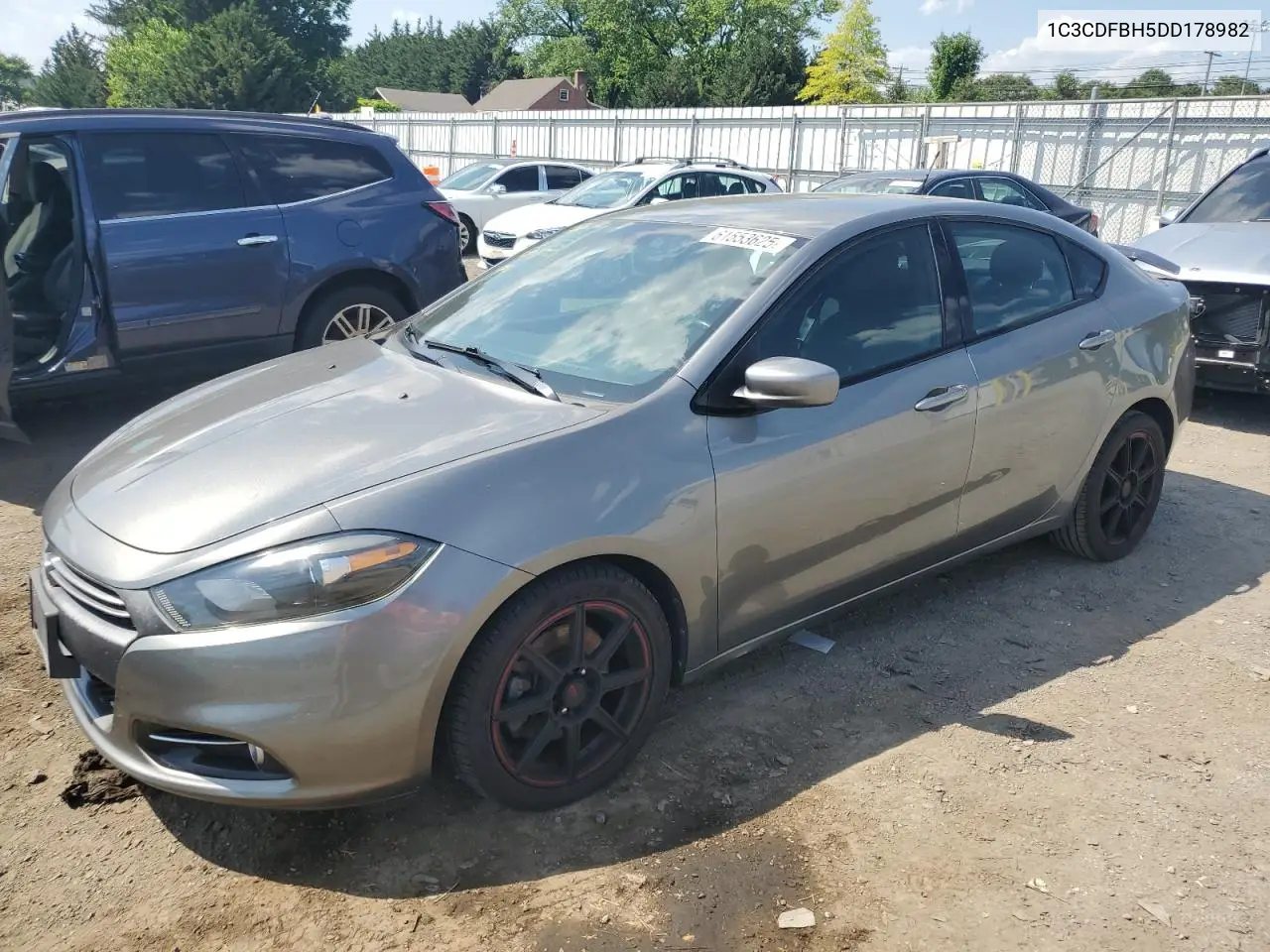 2013 Dodge Dart Sxt VIN: 1C3CDFBH5DD178982 Lot: 61553625