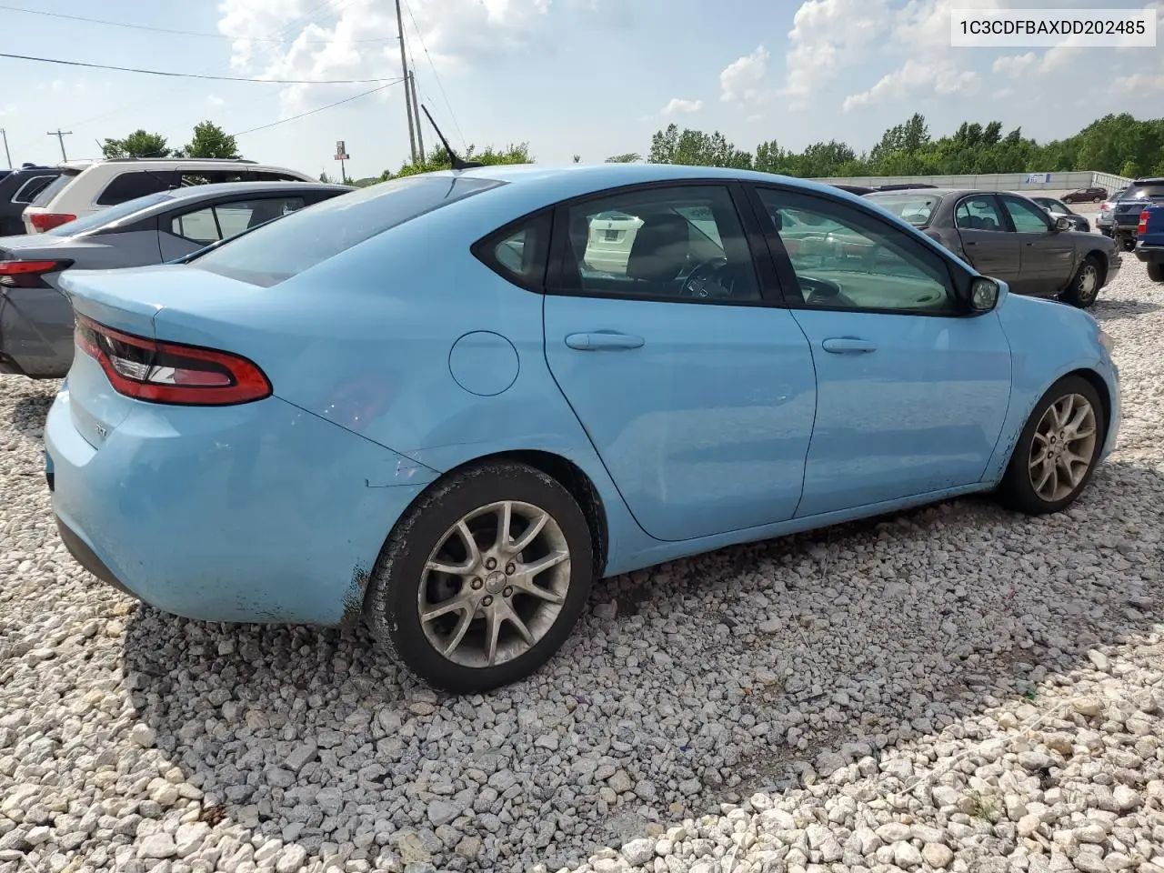 2013 Dodge Dart Sxt VIN: 1C3CDFBAXDD202485 Lot: 61569945