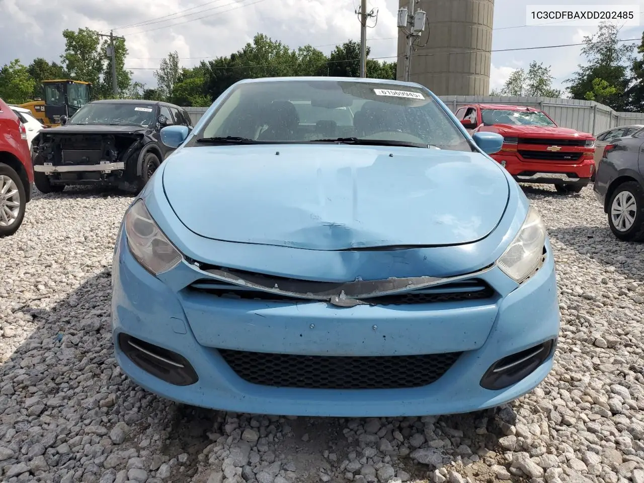 2013 Dodge Dart Sxt VIN: 1C3CDFBAXDD202485 Lot: 61569945