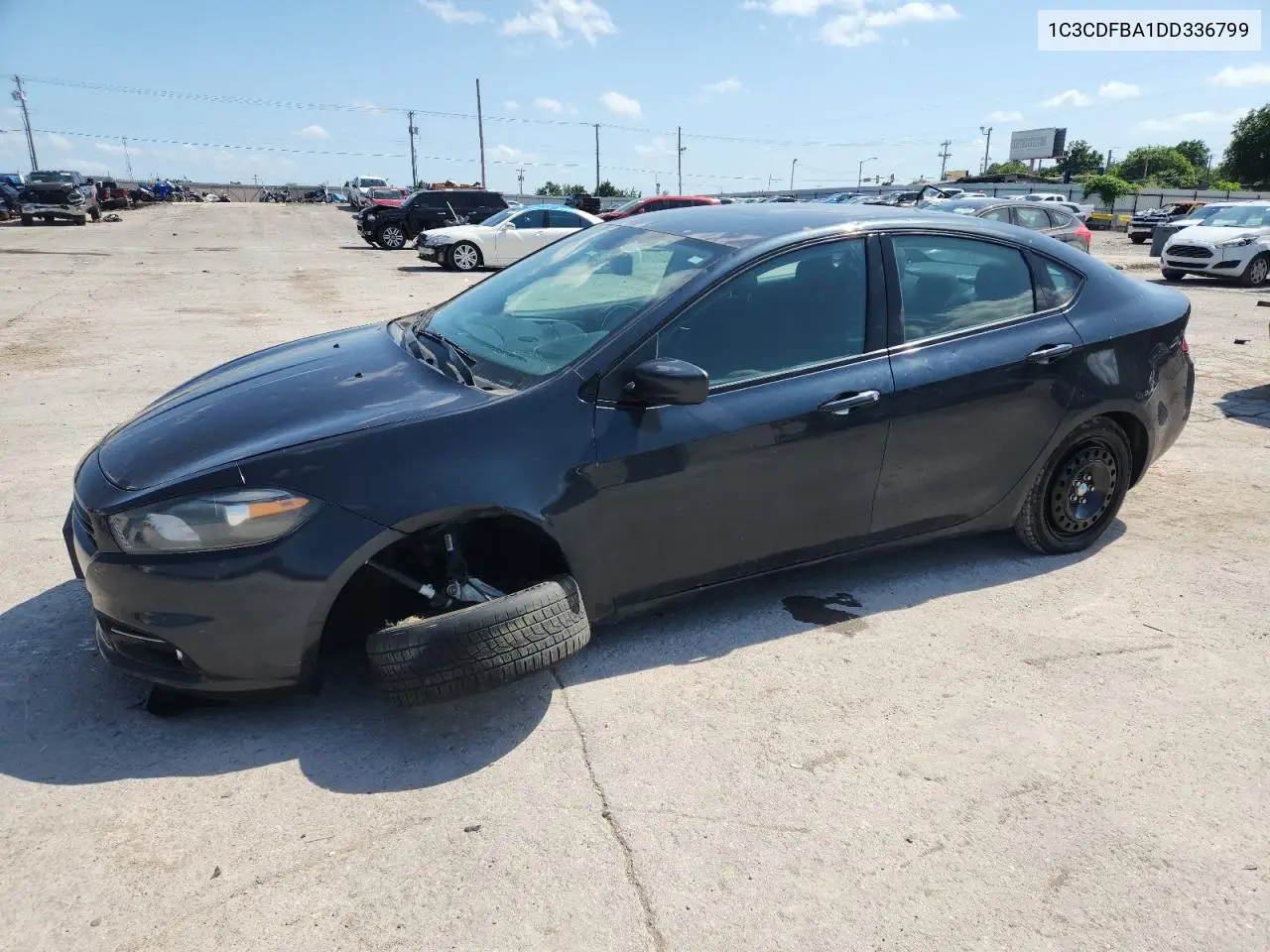 2013 Dodge Dart Sxt VIN: 1C3CDFBA1DD336799 Lot: 61839145