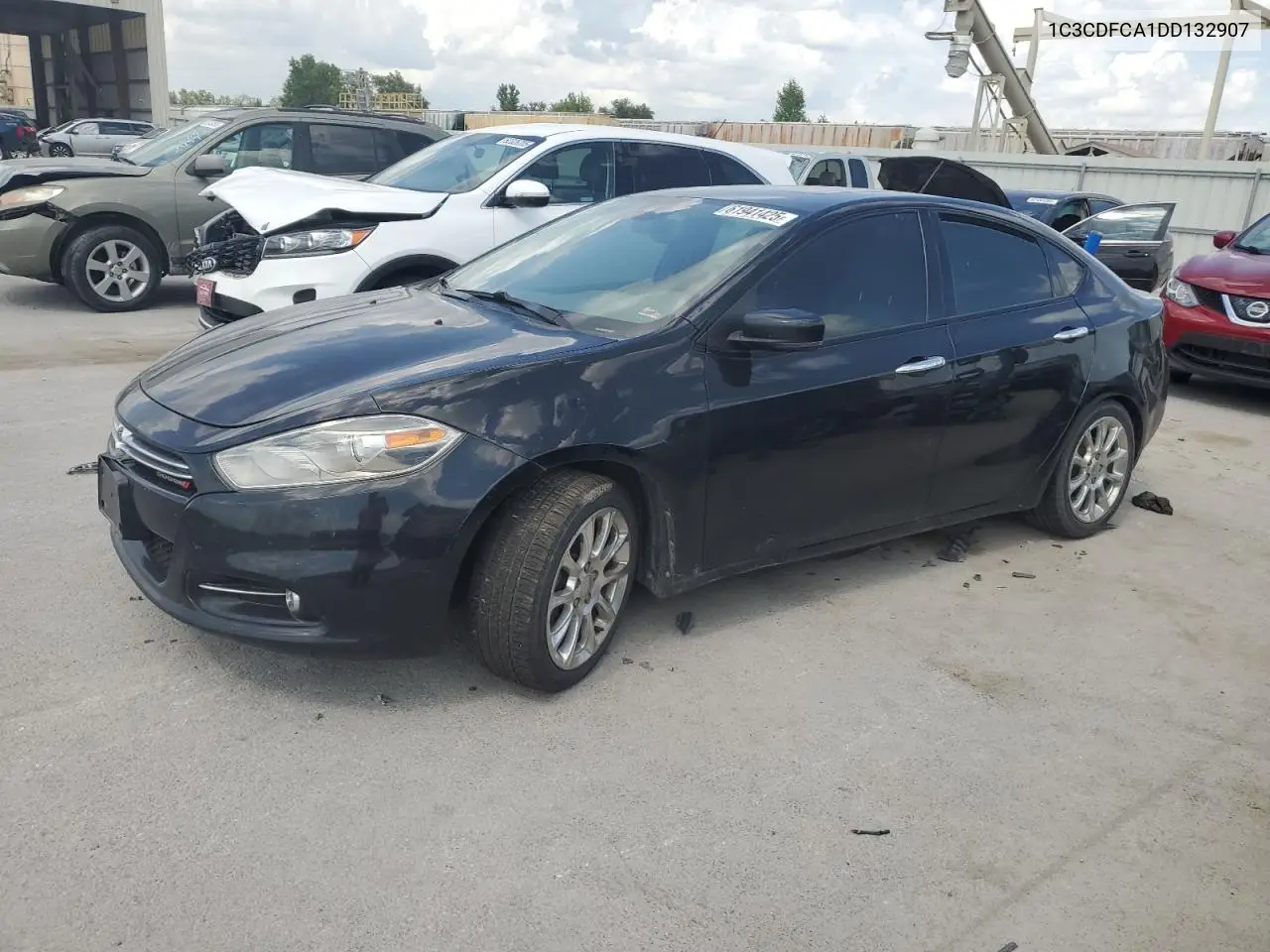 2013 Dodge Dart Limited VIN: 1C3CDFCA1DD132907 Lot: 61941425