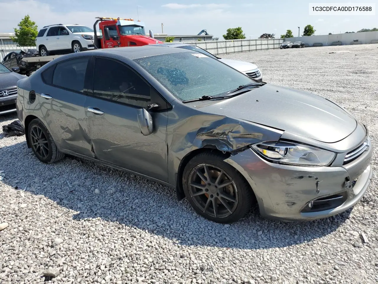 2013 Dodge Dart Limited VIN: 1C3CDFCA0DD176588 Lot: 62163815