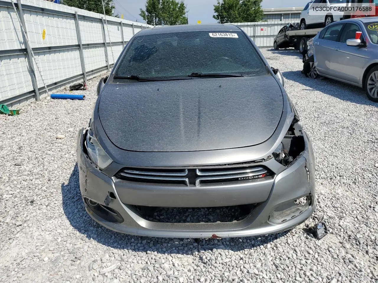 2013 Dodge Dart Limited VIN: 1C3CDFCA0DD176588 Lot: 62163815
