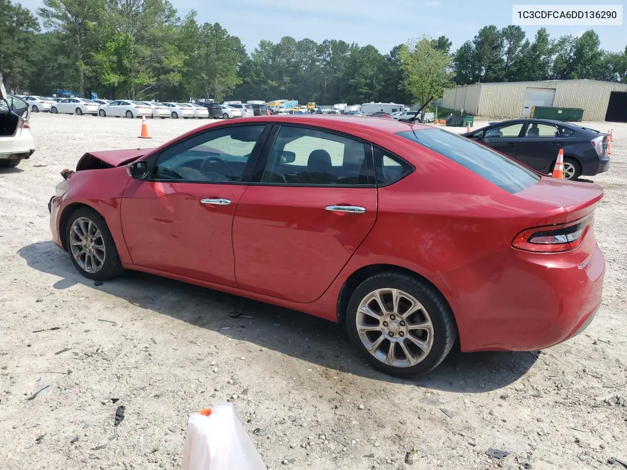 2013 Dodge Dart Limited VIN: 1C3CDFCA6DD136290 Lot: 62284995