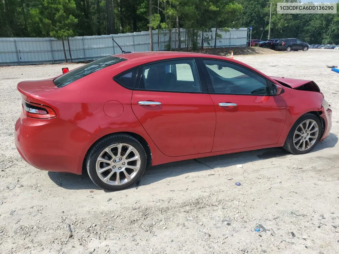 2013 Dodge Dart Limited VIN: 1C3CDFCA6DD136290 Lot: 62284995