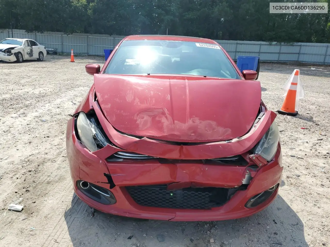 2013 Dodge Dart Limited VIN: 1C3CDFCA6DD136290 Lot: 62284995