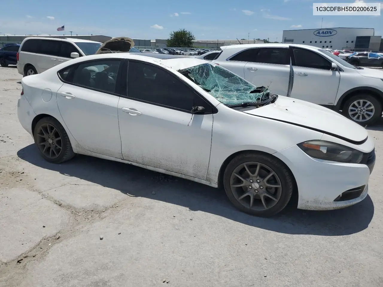 2013 Dodge Dart Sxt VIN: 1C3CDFBH5DD200625 Lot: 62564135