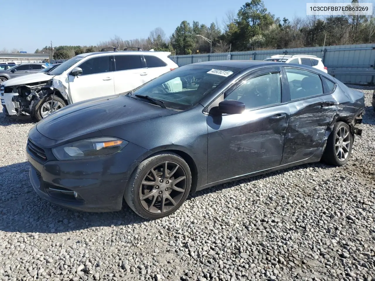 2014 Dodge Dart Sxt VIN: 1C3CDFBB7ED863269 Lot: 48926315