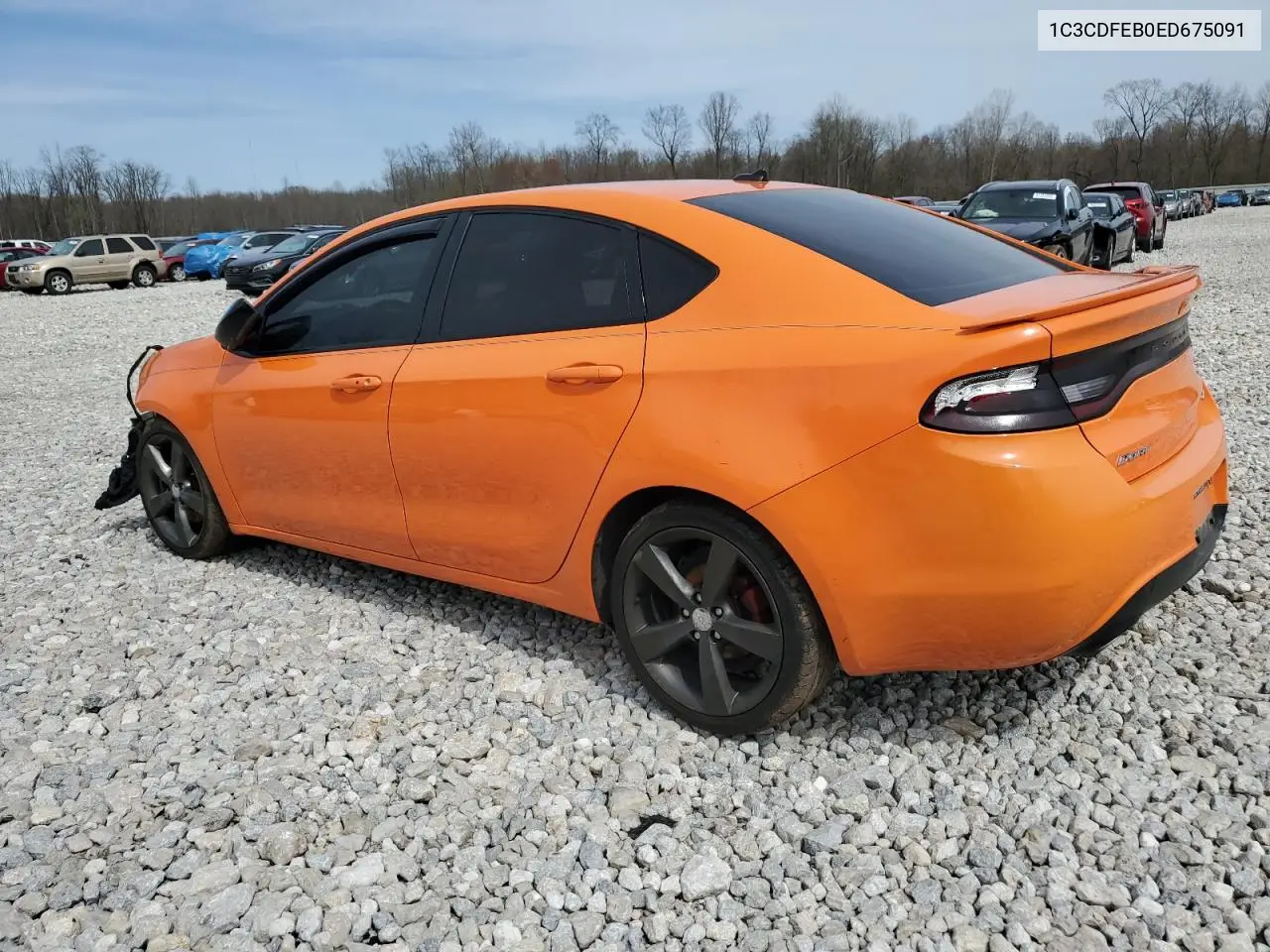 2014 Dodge Dart Gt VIN: 1C3CDFEB0ED675091 Lot: 59377965