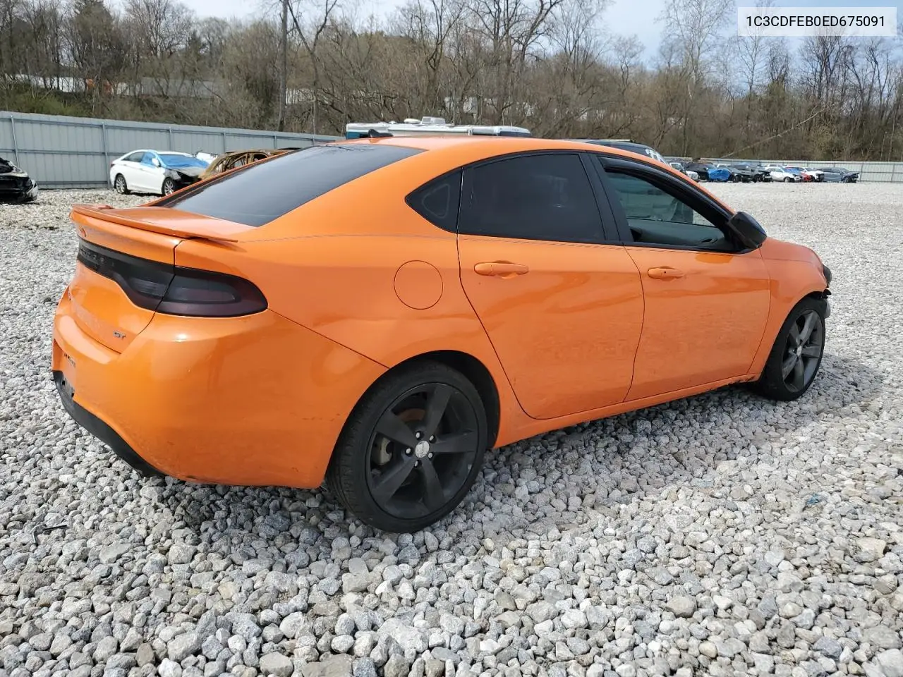 2014 Dodge Dart Gt VIN: 1C3CDFEB0ED675091 Lot: 59377965