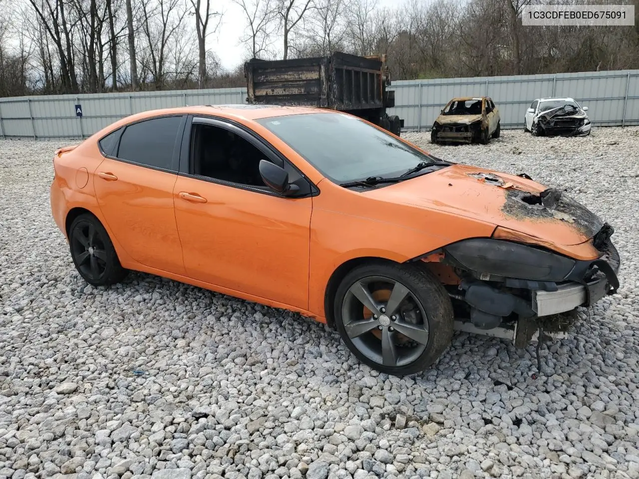 2014 Dodge Dart Gt VIN: 1C3CDFEB0ED675091 Lot: 59377965
