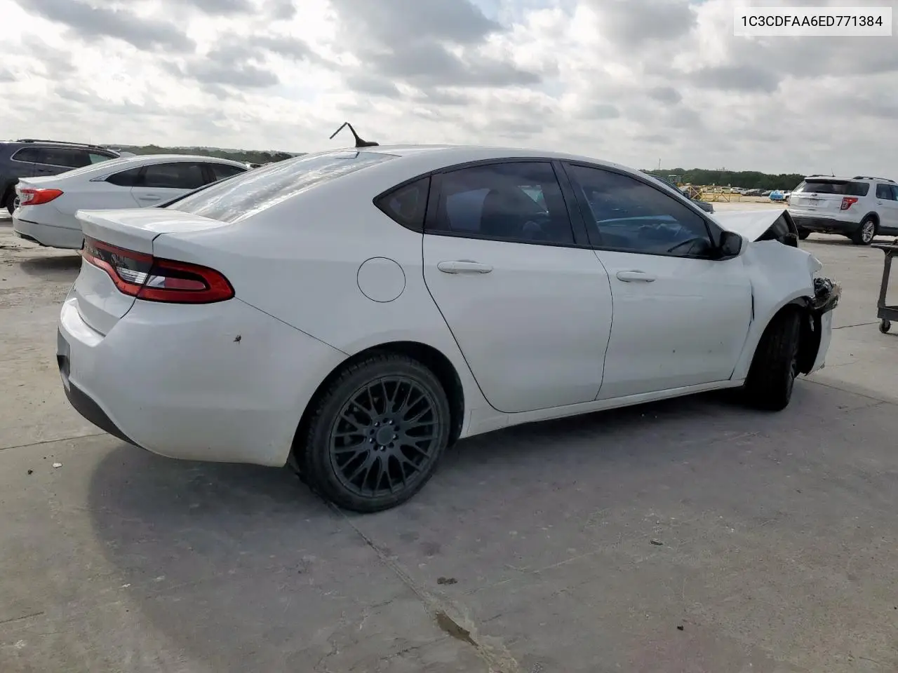 2014 Dodge Dart Se VIN: 1C3CDFAA6ED771384 Lot: 61498035