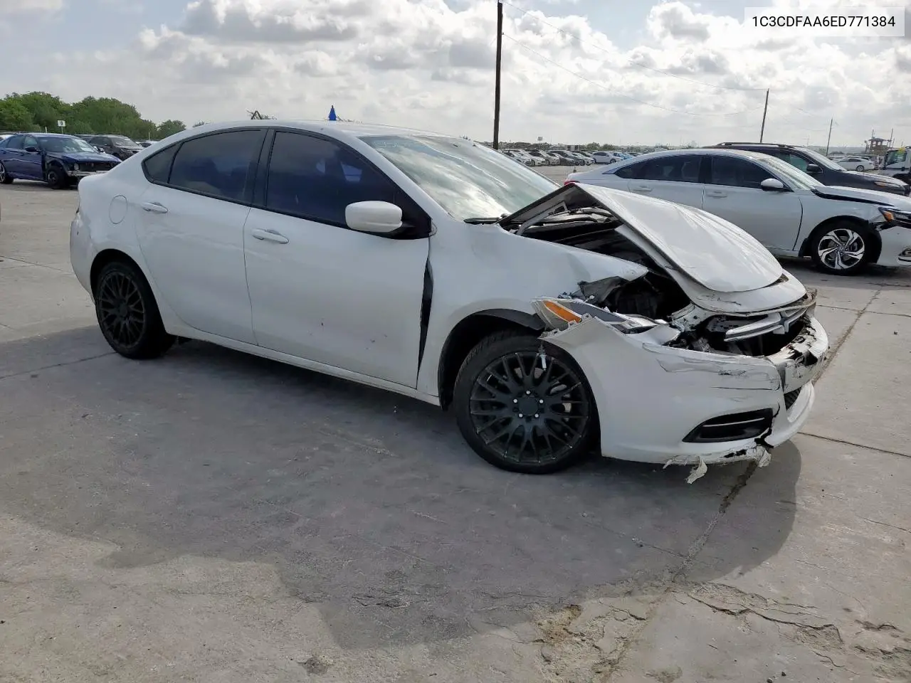 2014 Dodge Dart Se VIN: 1C3CDFAA6ED771384 Lot: 61498035