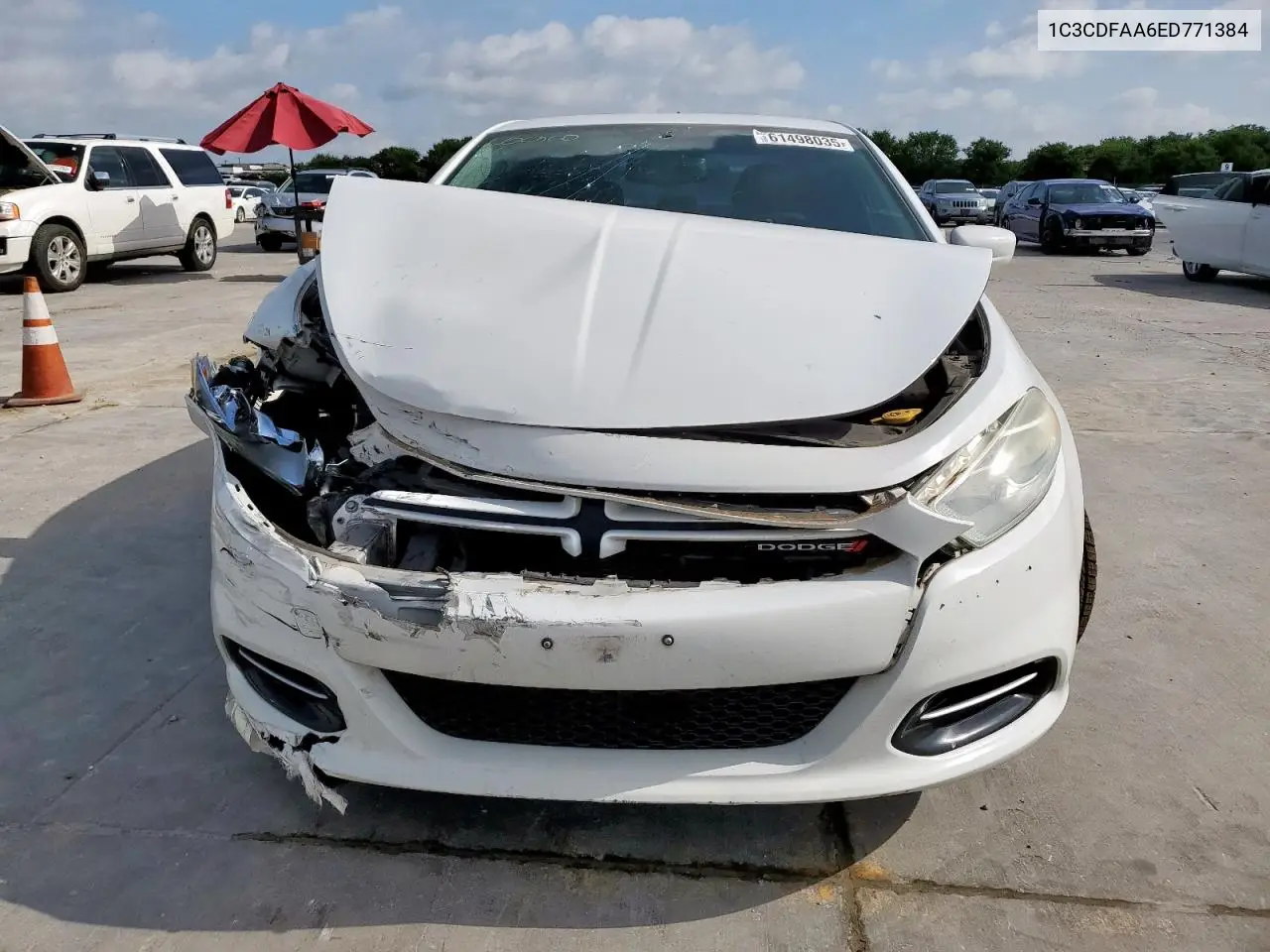 2014 Dodge Dart Se VIN: 1C3CDFAA6ED771384 Lot: 61498035