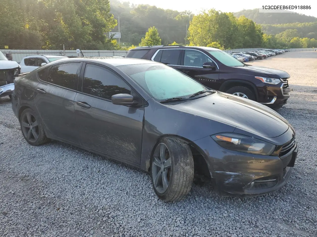 2014 Dodge Dart Gt VIN: 1C3CDFEB6ED918886 Lot: 61925855