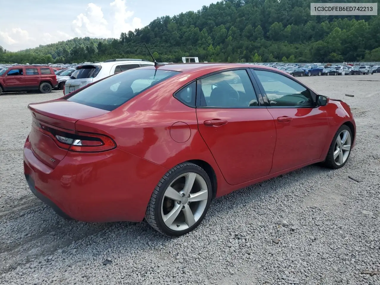 2014 Dodge Dart Gt VIN: 1C3CDFEB6ED742213 Lot: 62150985