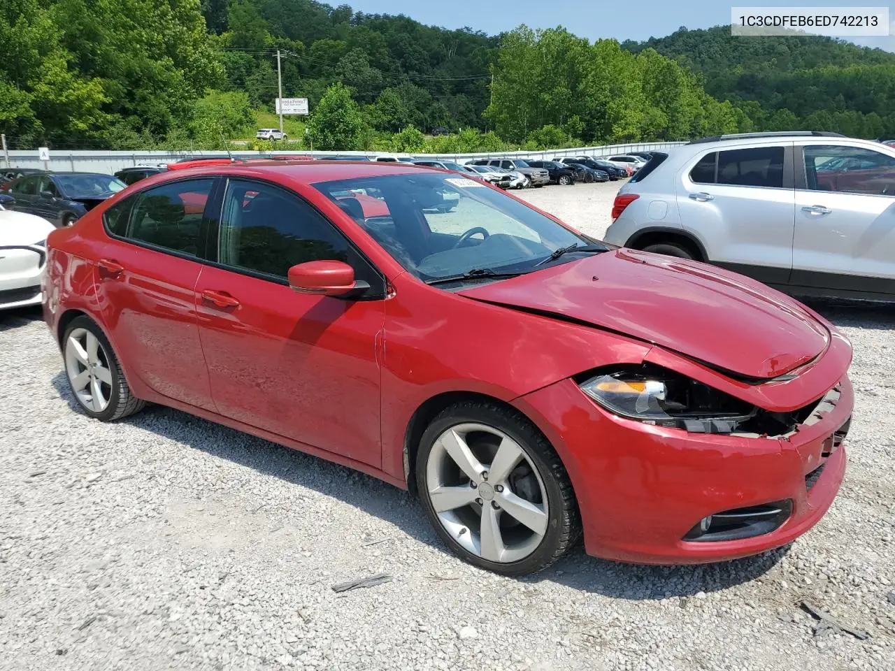 2014 Dodge Dart Gt VIN: 1C3CDFEB6ED742213 Lot: 62150985