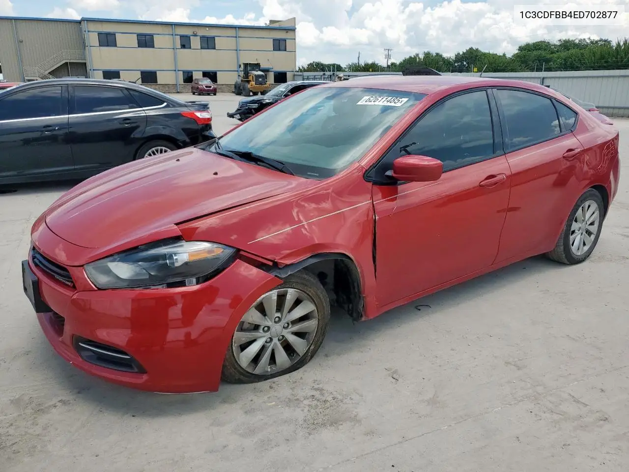 2014 Dodge Dart Sxt VIN: 1C3CDFBB4ED702877 Lot: 62611485