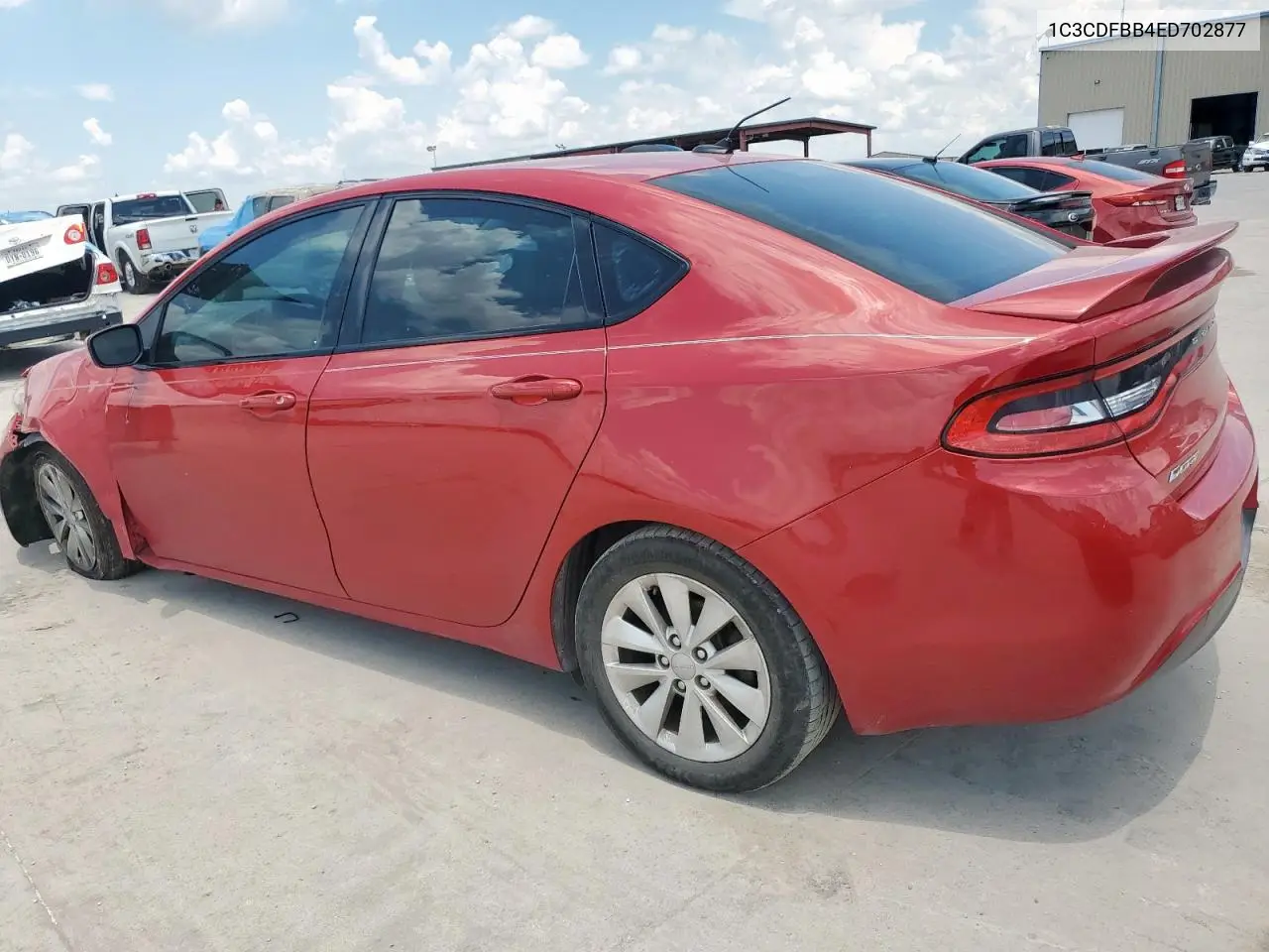 2014 Dodge Dart Sxt VIN: 1C3CDFBB4ED702877 Lot: 62611485