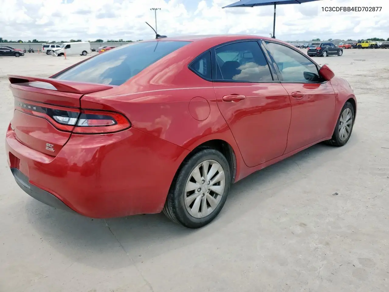 2014 Dodge Dart Sxt VIN: 1C3CDFBB4ED702877 Lot: 62611485