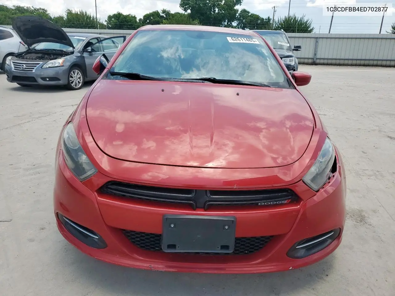 2014 Dodge Dart Sxt VIN: 1C3CDFBB4ED702877 Lot: 62611485