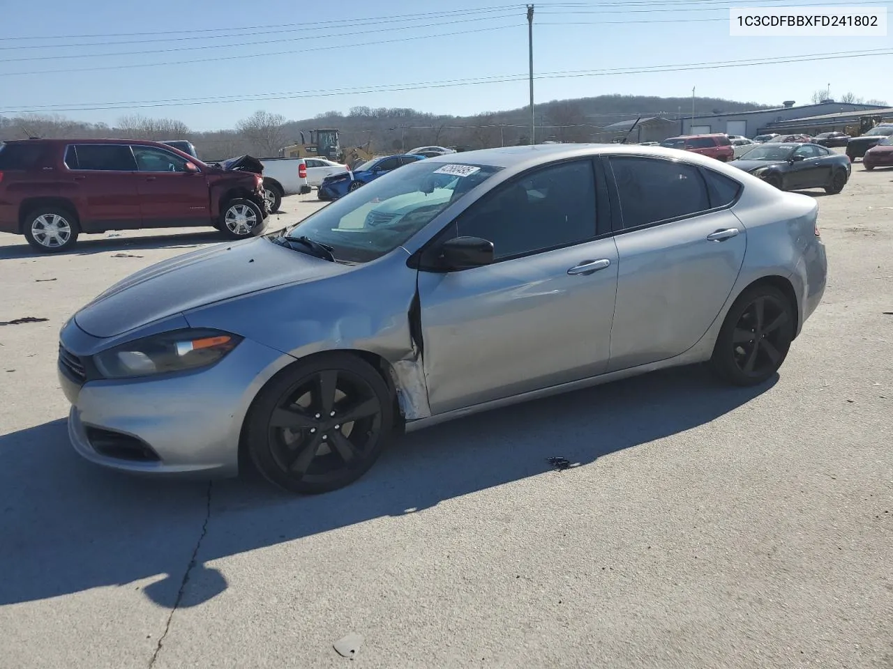 2015 Dodge Dart Sxt VIN: 1C3CDFBBXFD241802 Lot: 42680495