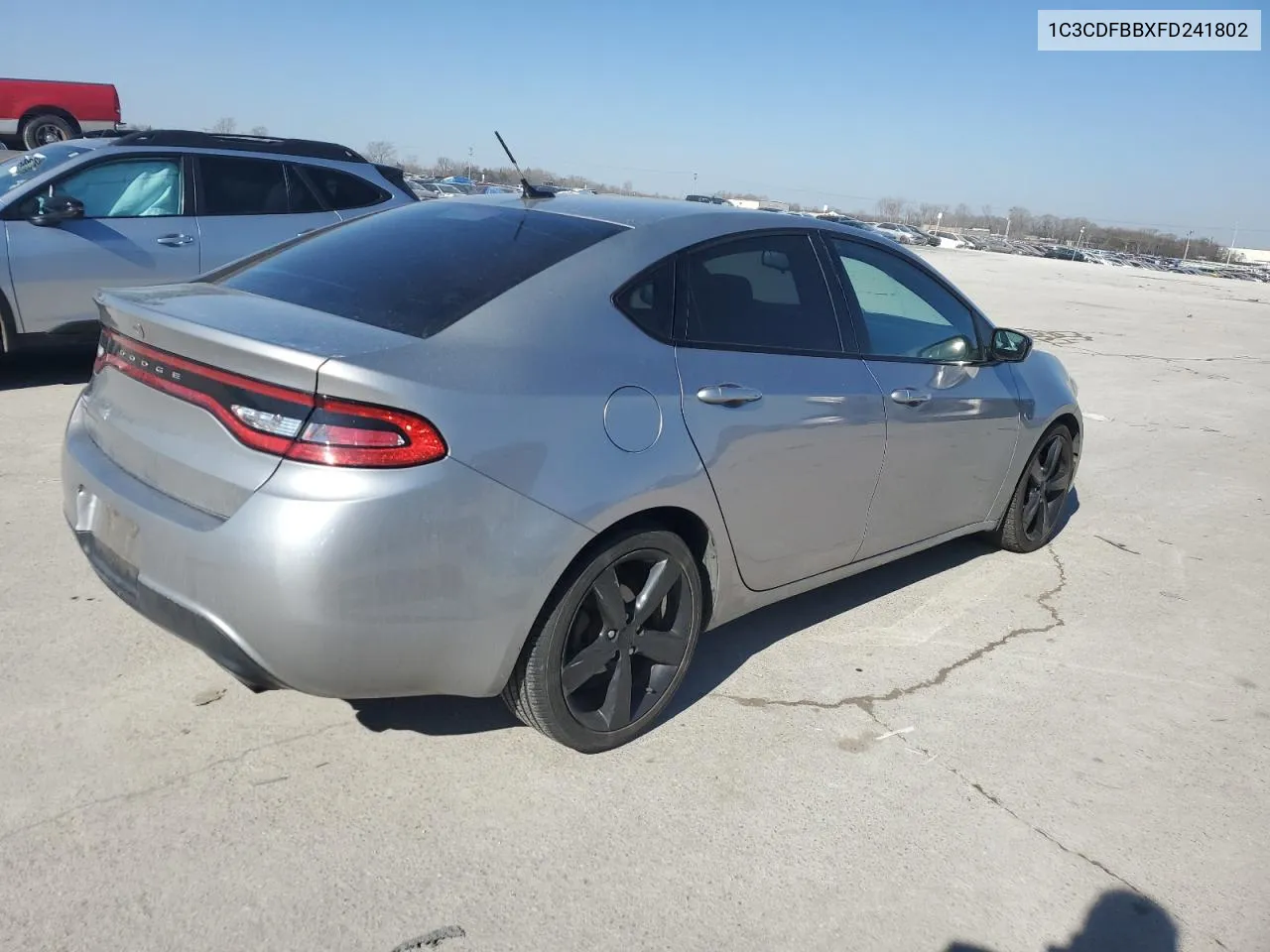 2015 Dodge Dart Sxt VIN: 1C3CDFBBXFD241802 Lot: 42680495