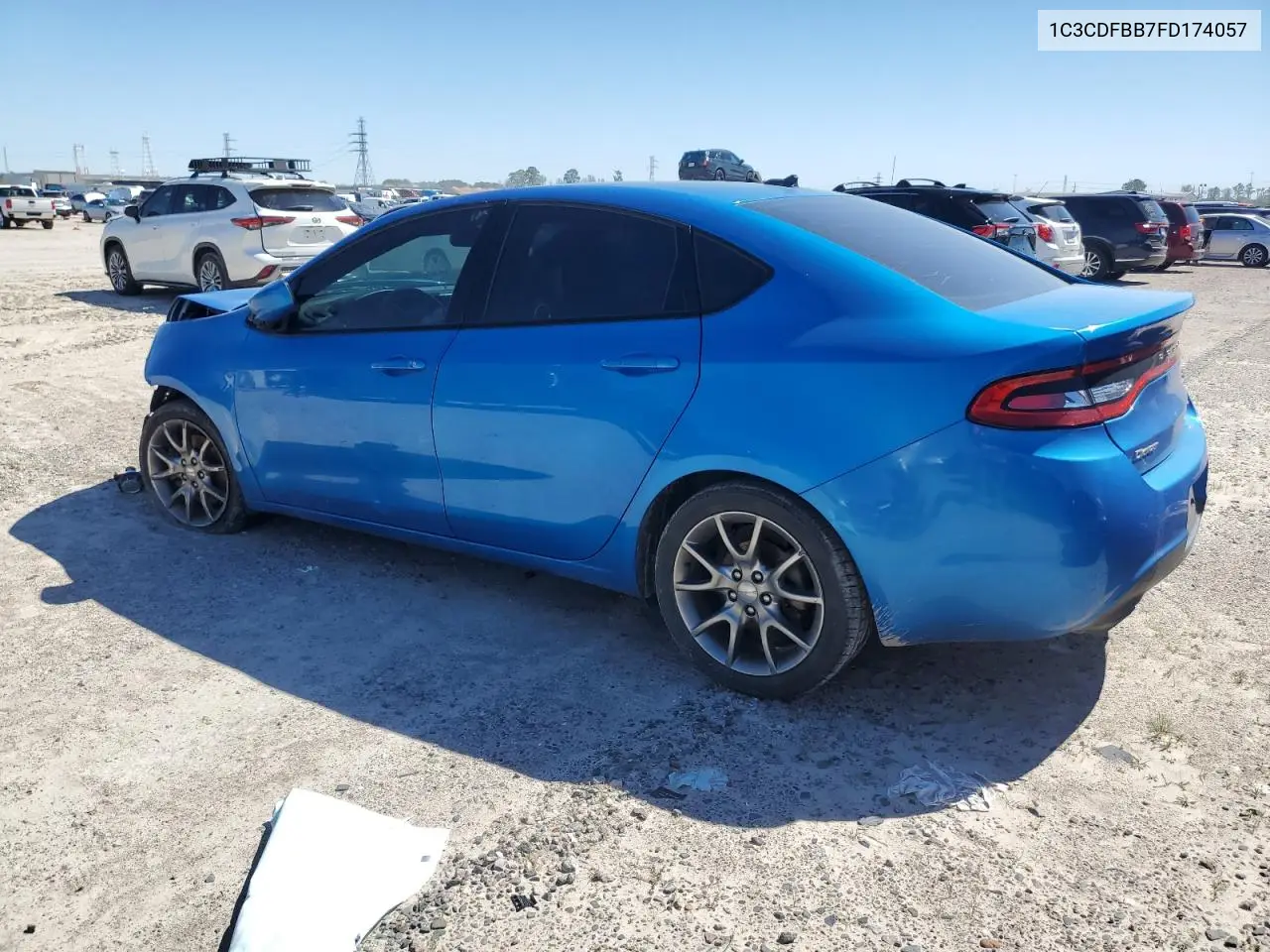 2015 Dodge Dart Sxt VIN: 1C3CDFBB7FD174057 Lot: 47975425