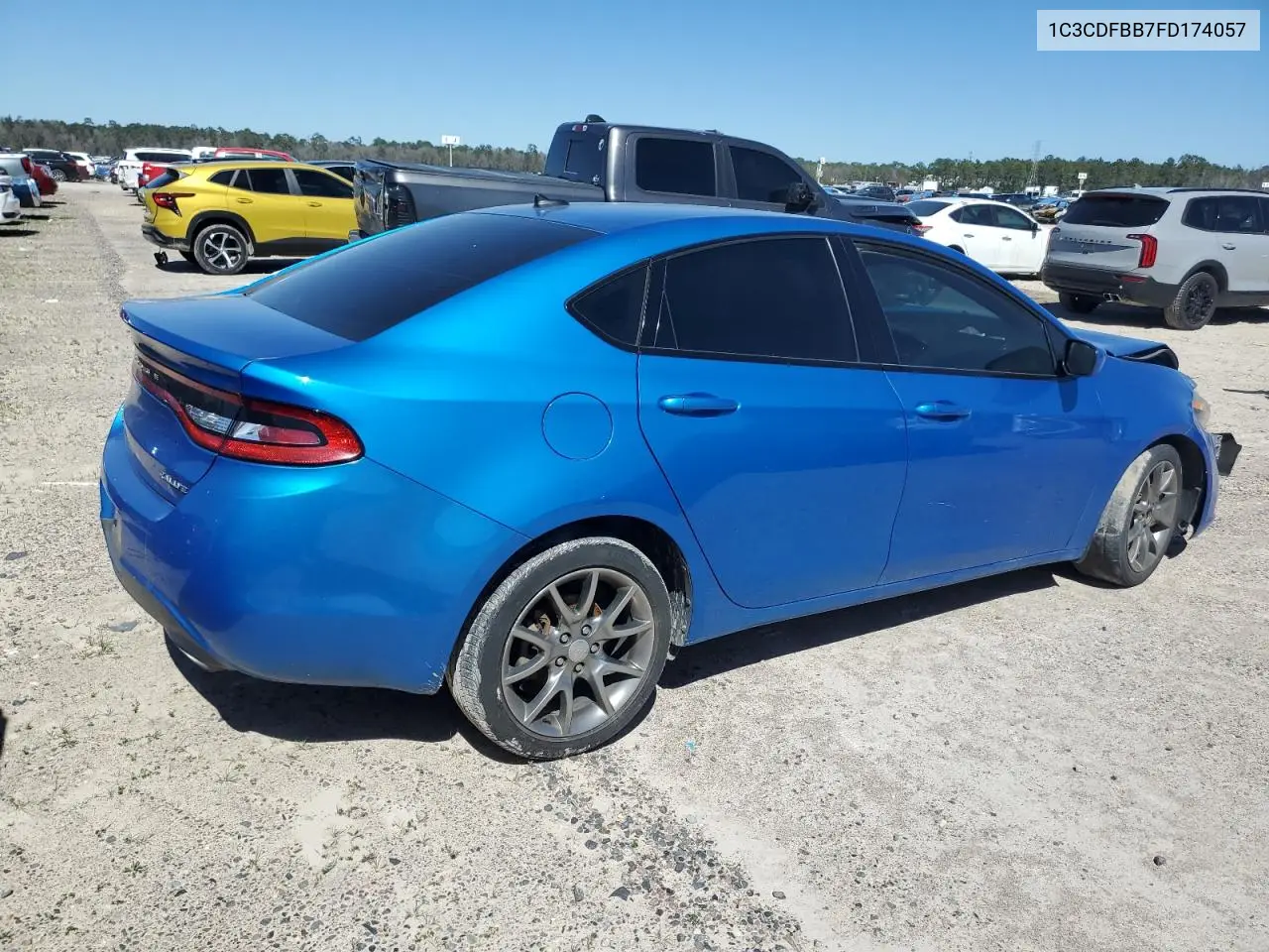 2015 Dodge Dart Sxt VIN: 1C3CDFBB7FD174057 Lot: 47975425