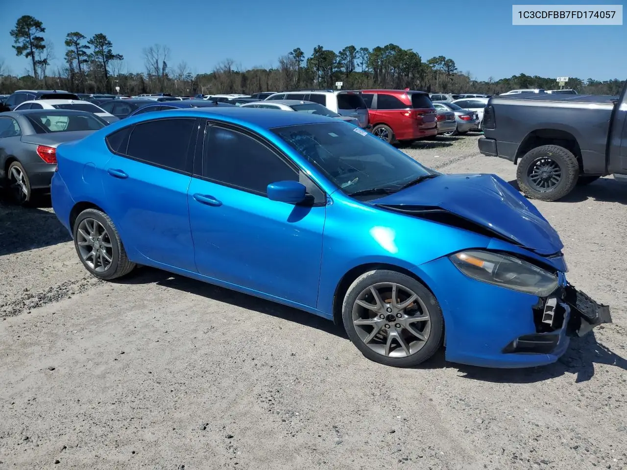 2015 Dodge Dart Sxt VIN: 1C3CDFBB7FD174057 Lot: 47975425