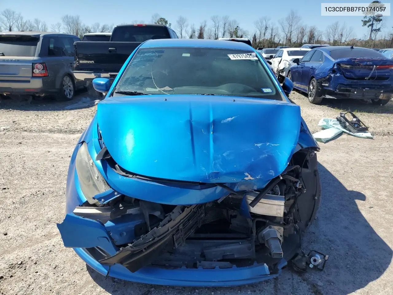 2015 Dodge Dart Sxt VIN: 1C3CDFBB7FD174057 Lot: 47975425