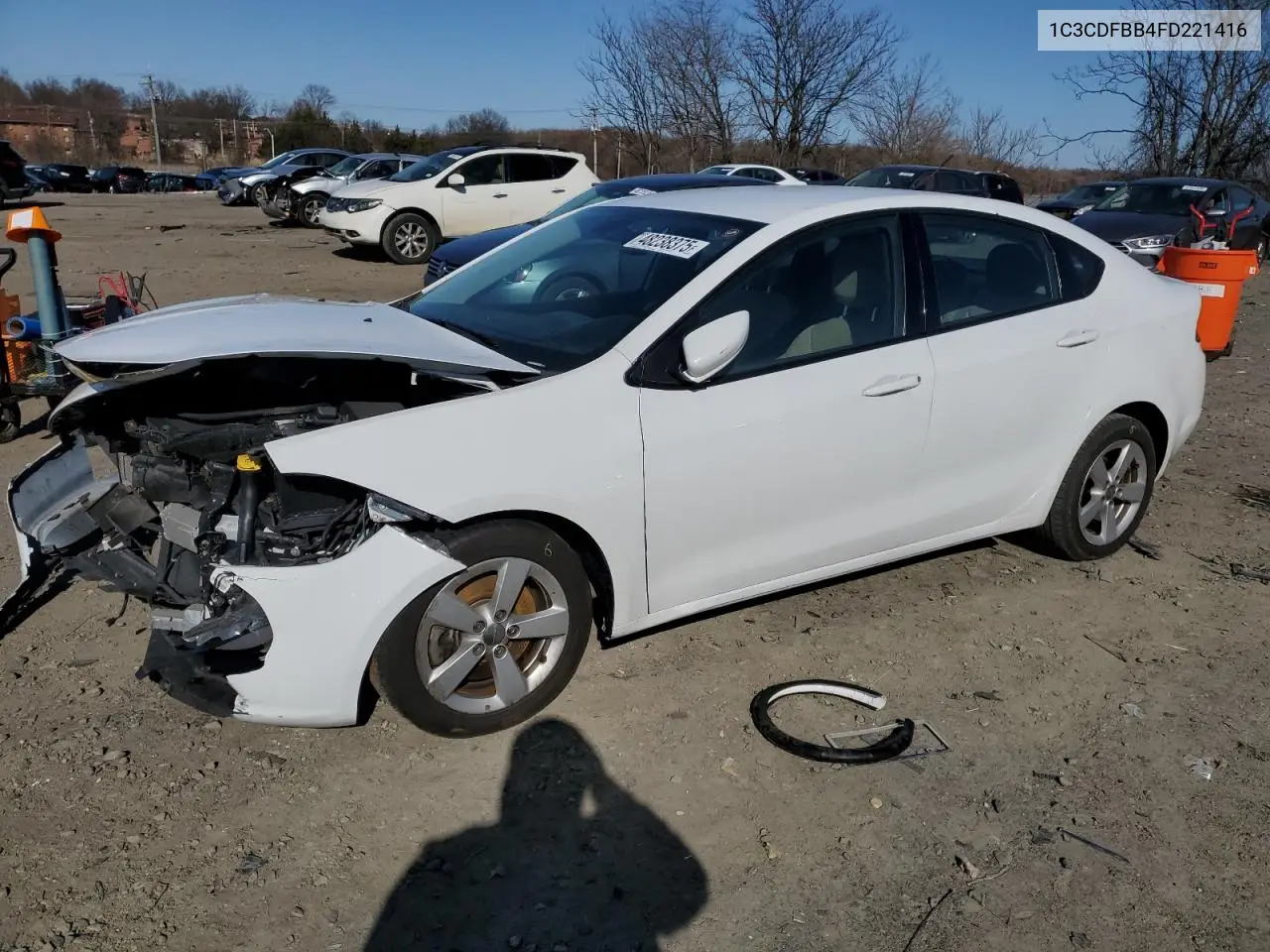 2015 Dodge Dart Sxt VIN: 1C3CDFBB4FD221416 Lot: 48238375