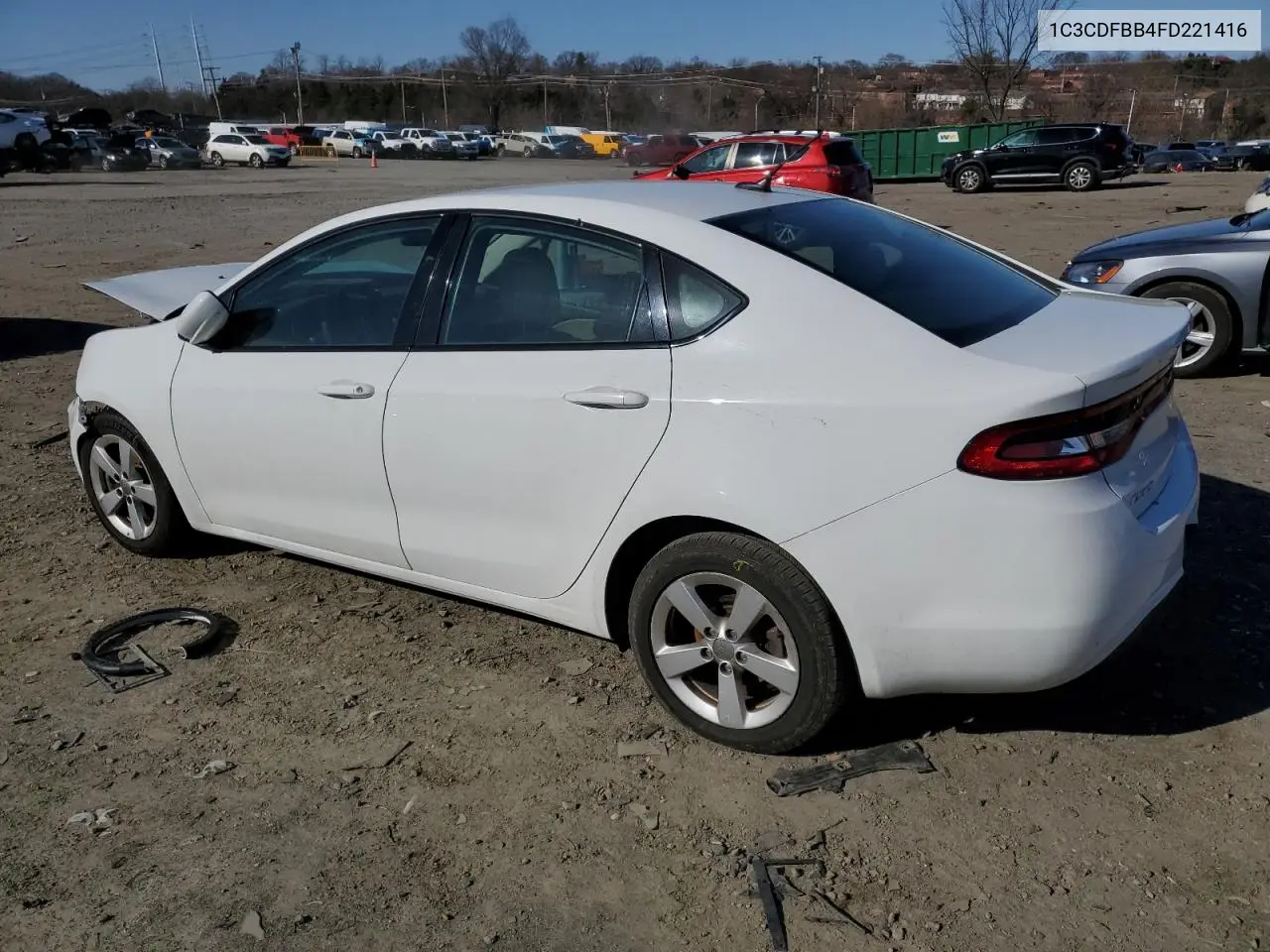 2015 Dodge Dart Sxt VIN: 1C3CDFBB4FD221416 Lot: 48238375