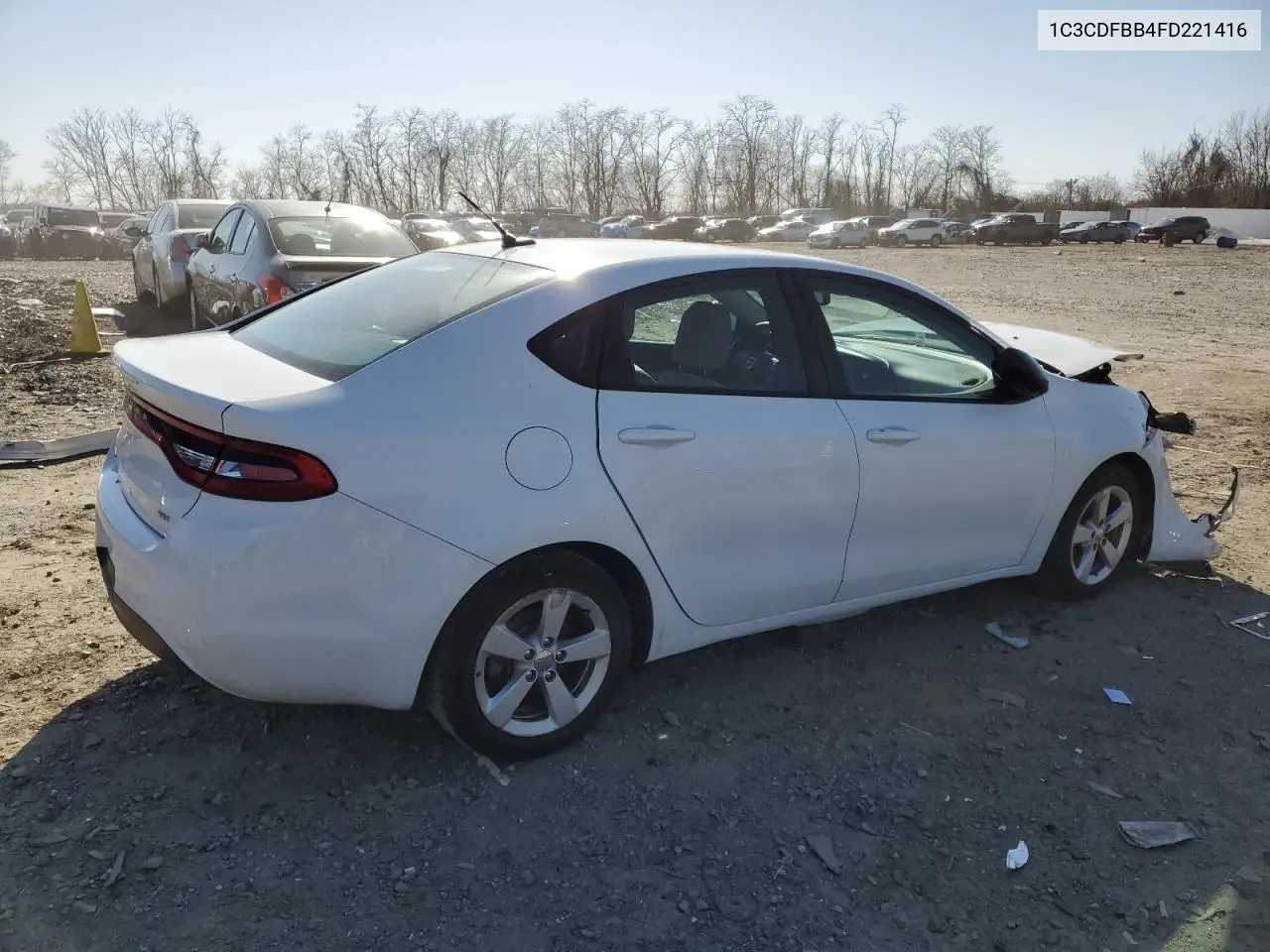 2015 Dodge Dart Sxt VIN: 1C3CDFBB4FD221416 Lot: 48238375