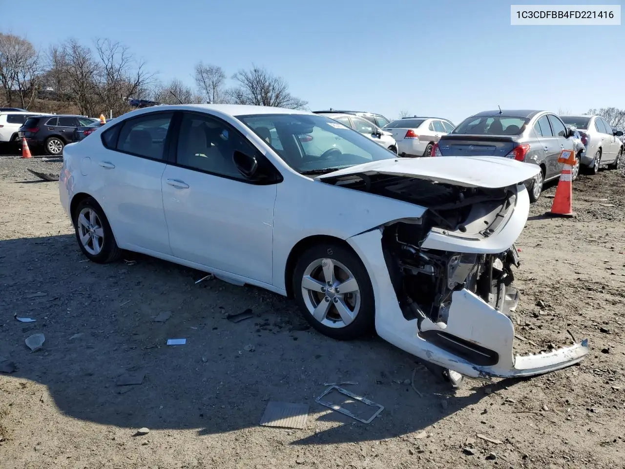 2015 Dodge Dart Sxt VIN: 1C3CDFBB4FD221416 Lot: 48238375