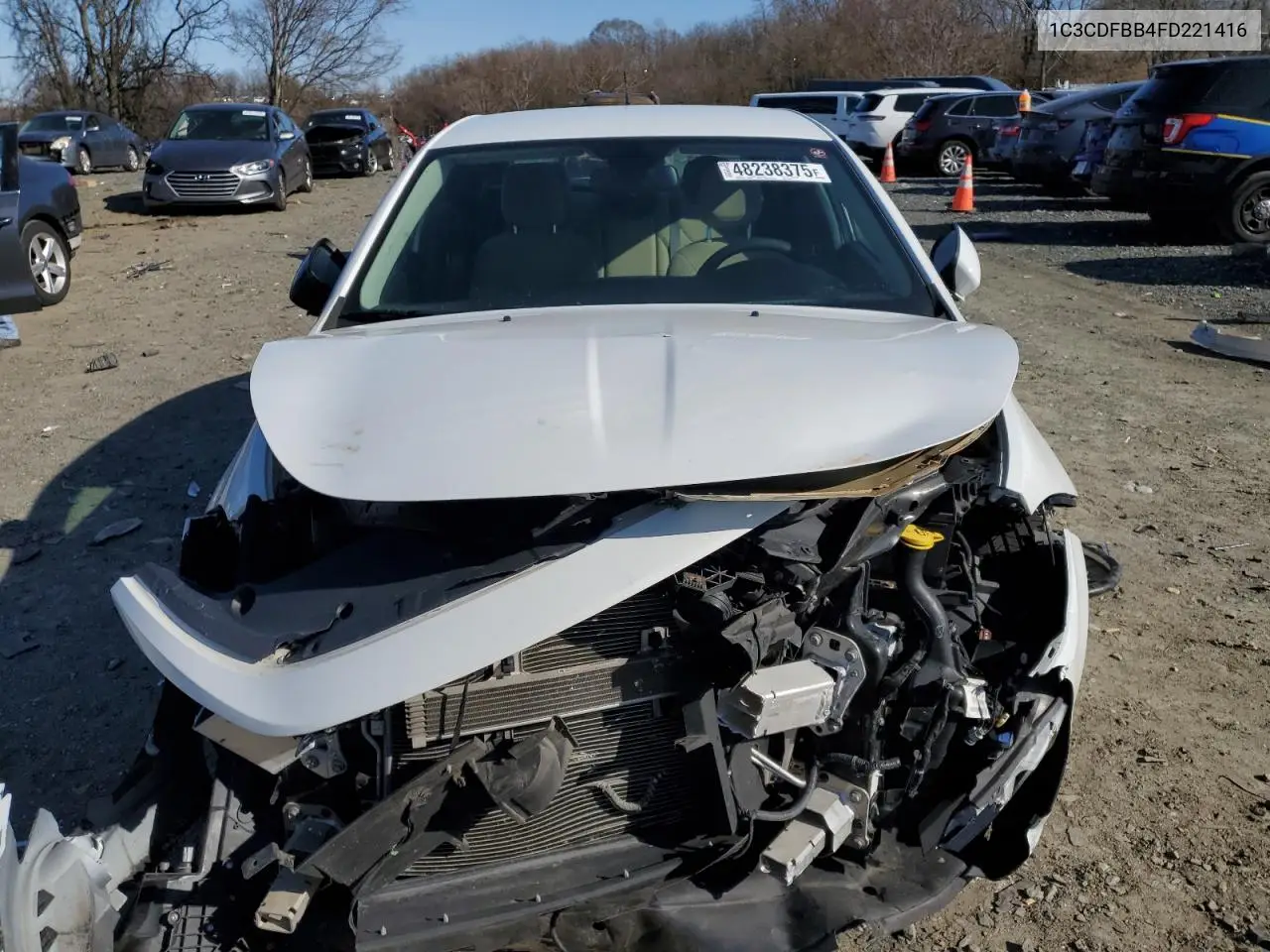 2015 Dodge Dart Sxt VIN: 1C3CDFBB4FD221416 Lot: 48238375