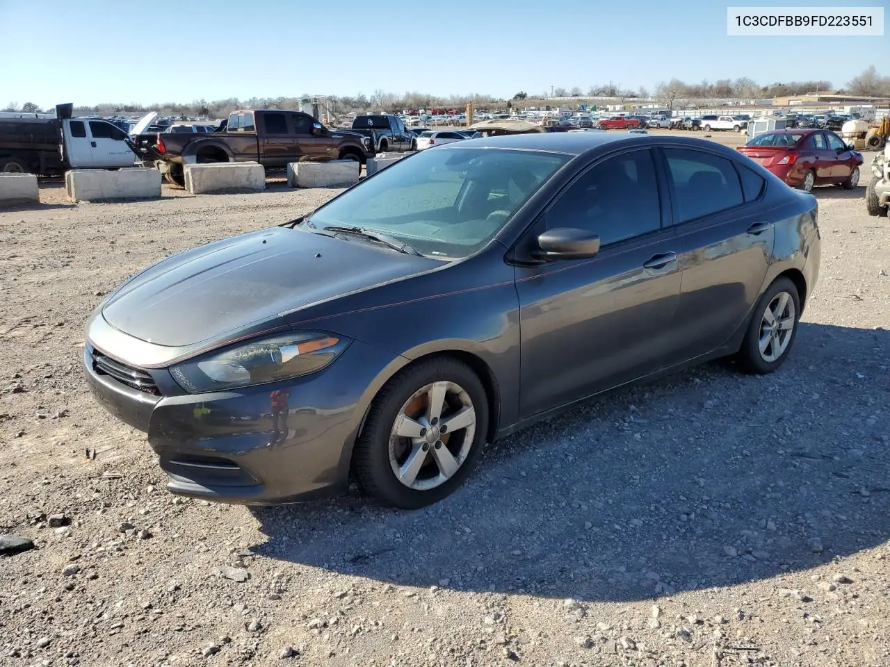 2015 Dodge Dart Sxt VIN: 1C3CDFBB9FD223551 Lot: 48419175