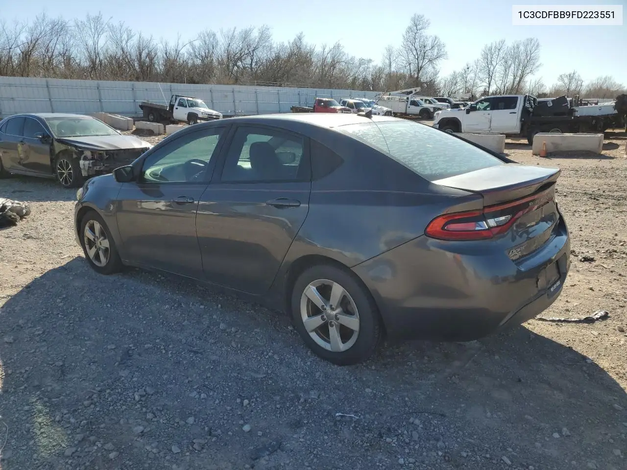 2015 Dodge Dart Sxt VIN: 1C3CDFBB9FD223551 Lot: 48419175