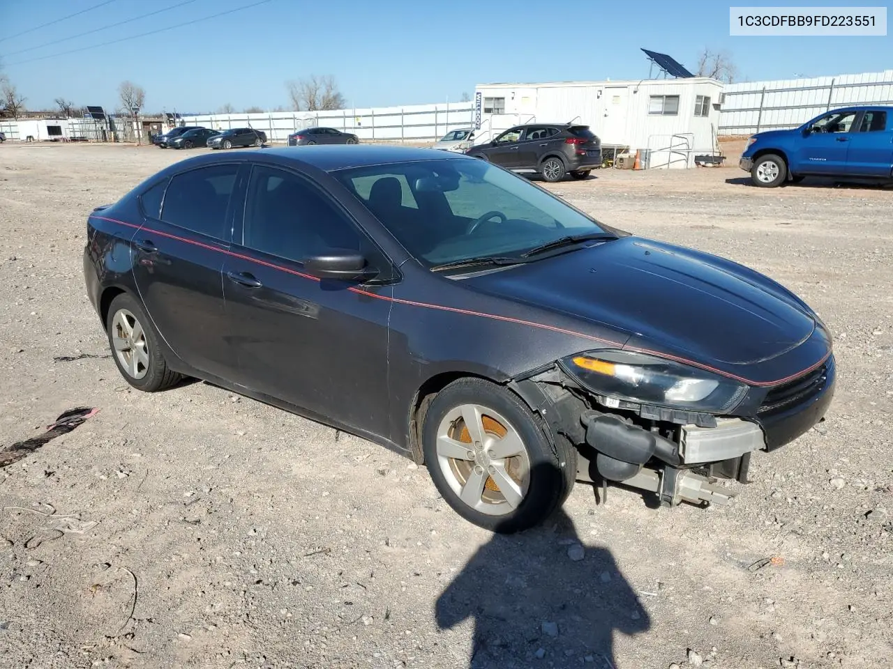 2015 Dodge Dart Sxt VIN: 1C3CDFBB9FD223551 Lot: 48419175