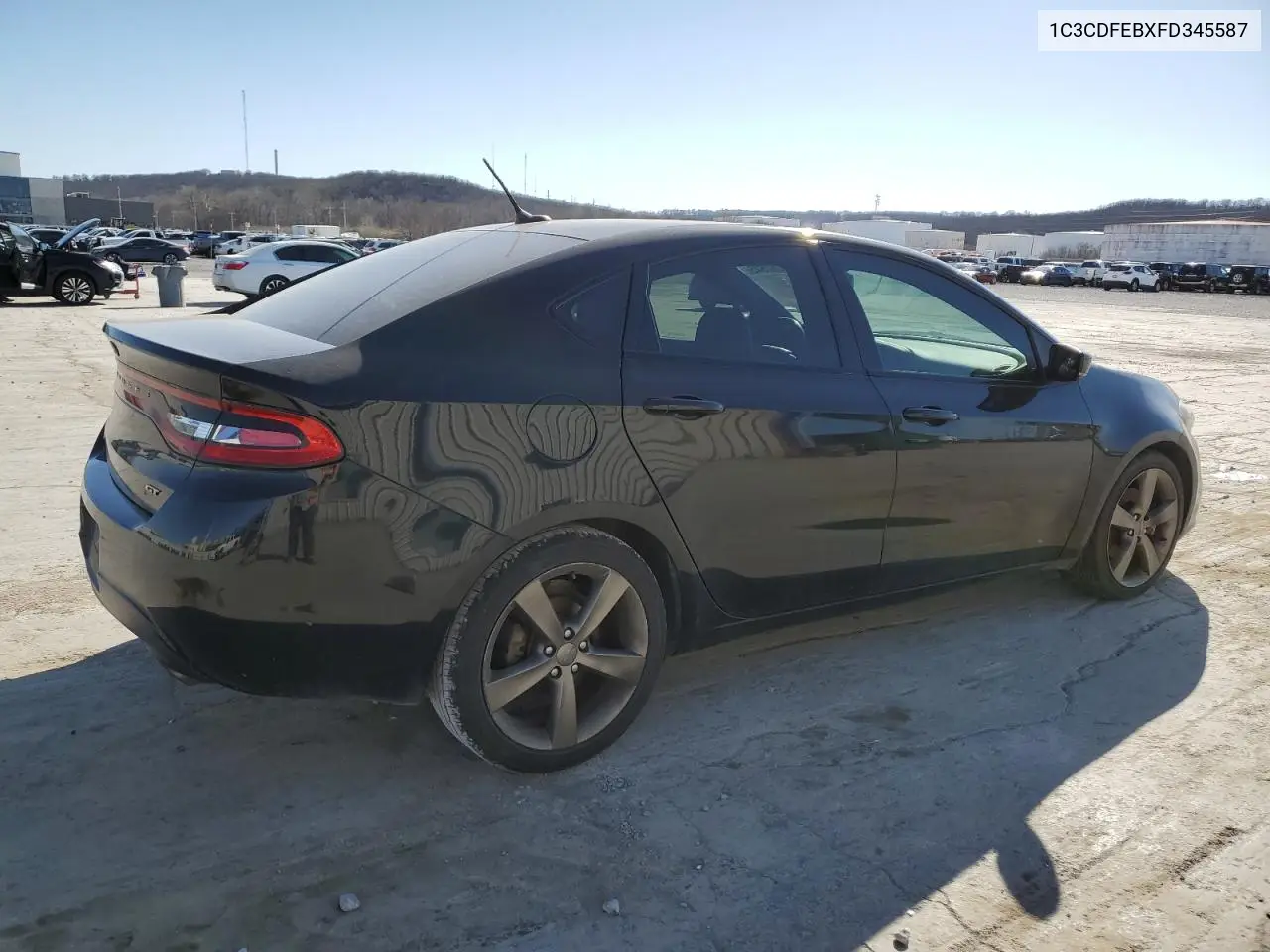 2015 Dodge Dart Gt VIN: 1C3CDFEBXFD345587 Lot: 48582545